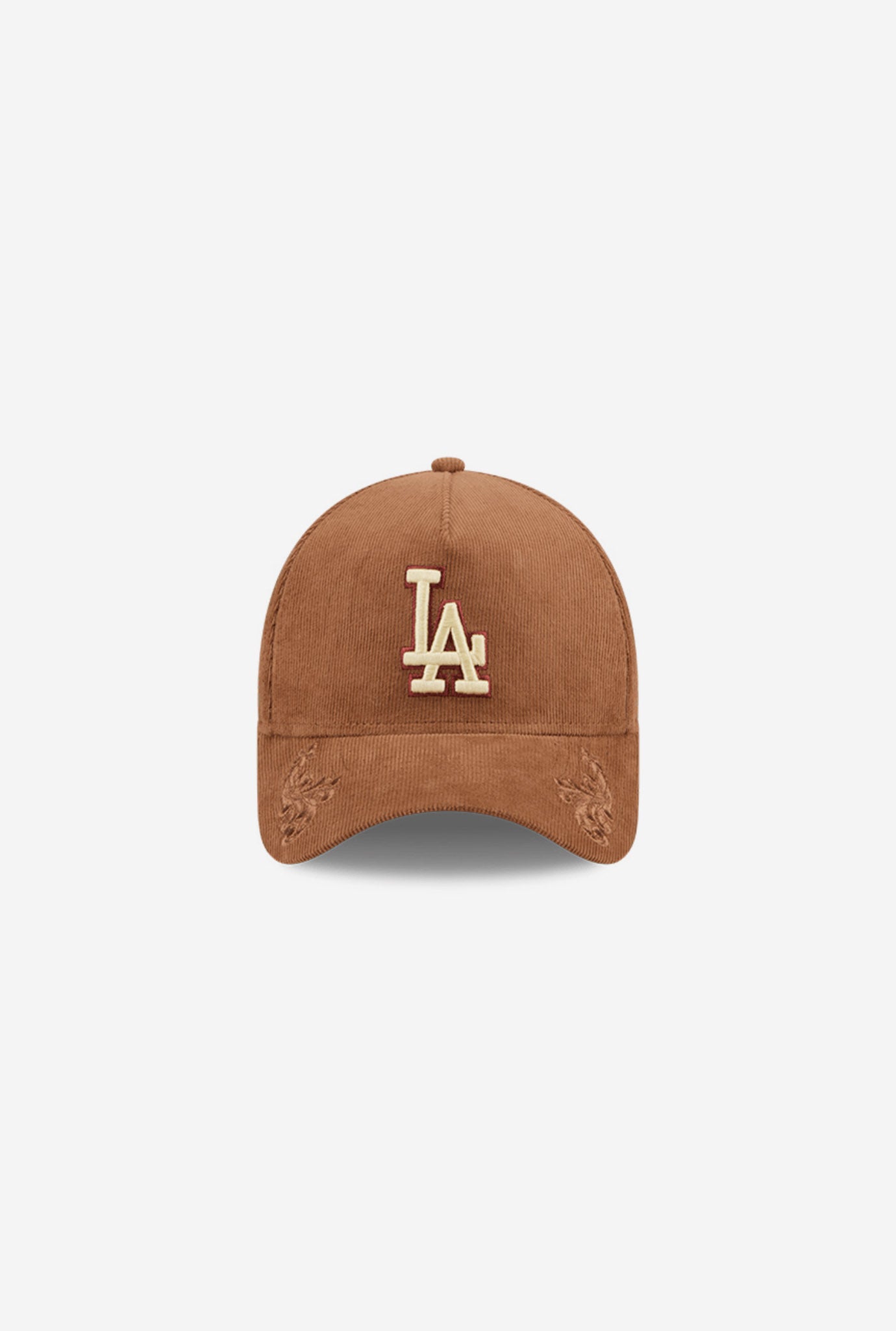 Los Angeles Dodgers Ornamental Corduroy 9FORTY Adjustable Cap - Wheat