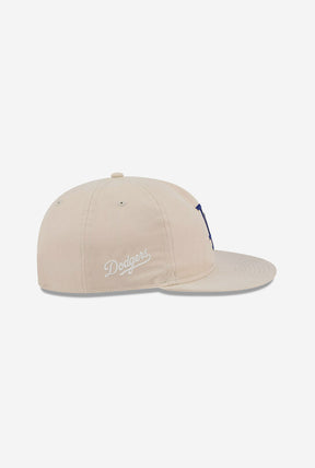 Los Angeles Dodgers Brushed Nylon 9FIFTY Snapback - Stone