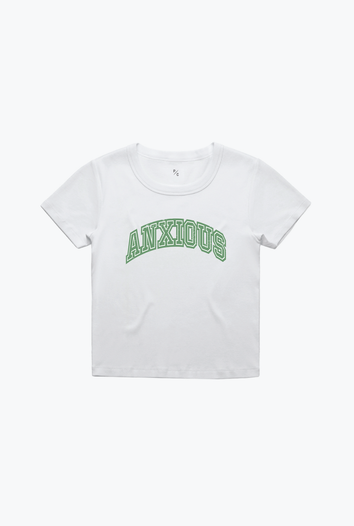 Anxious Baby Tee - White