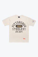 Pittsburgh Steelers Athletic Club Heavyweight T-Shirt - Ivory