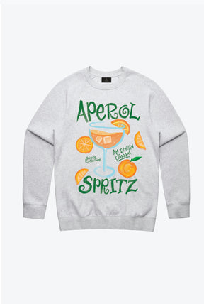 Aperol Spritz Graphic Crewneck - Ash