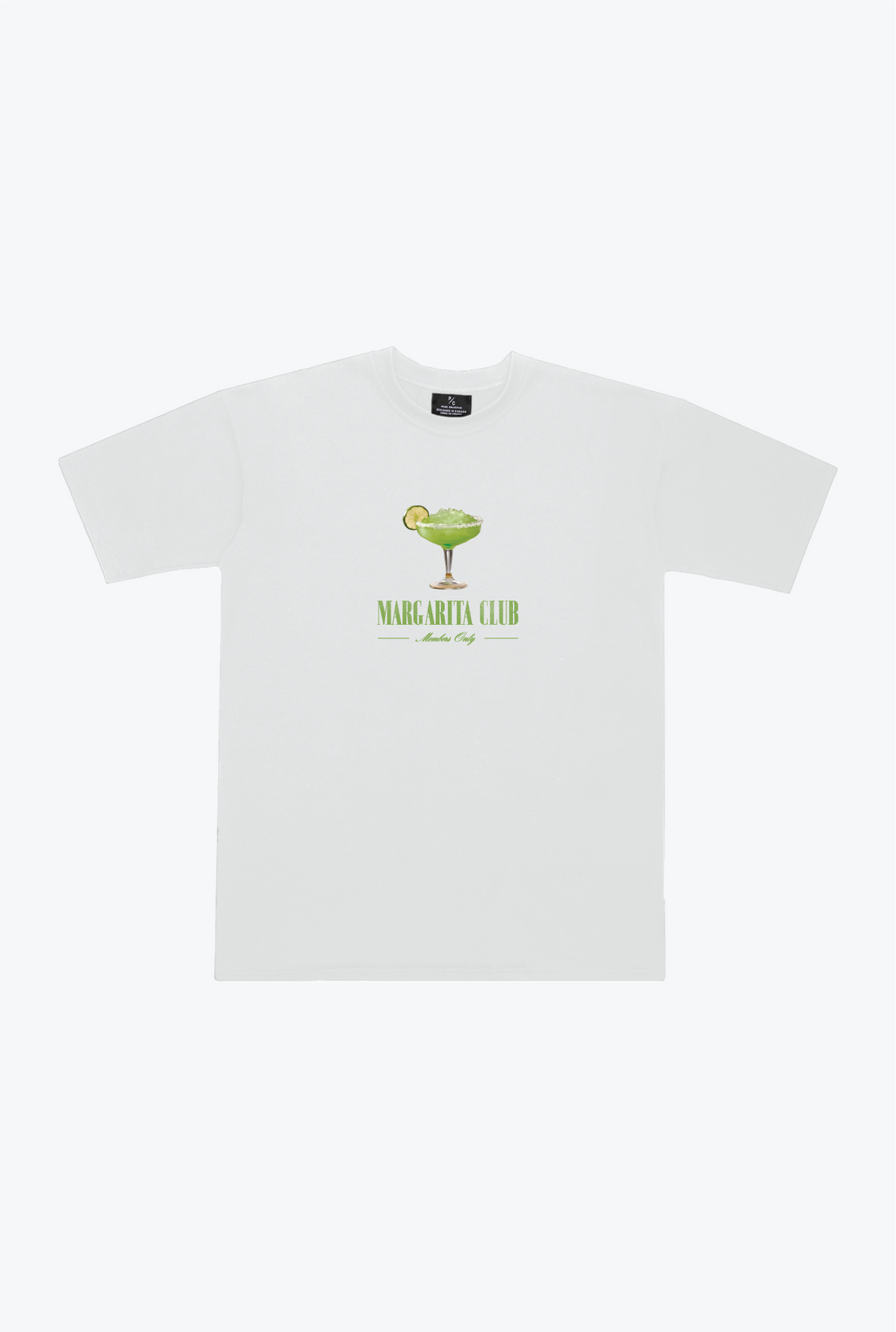 Margarita Club Heavyweight T-Shirt - White