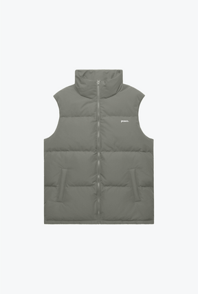 Peace Basics Puffer Vest - Sage Green