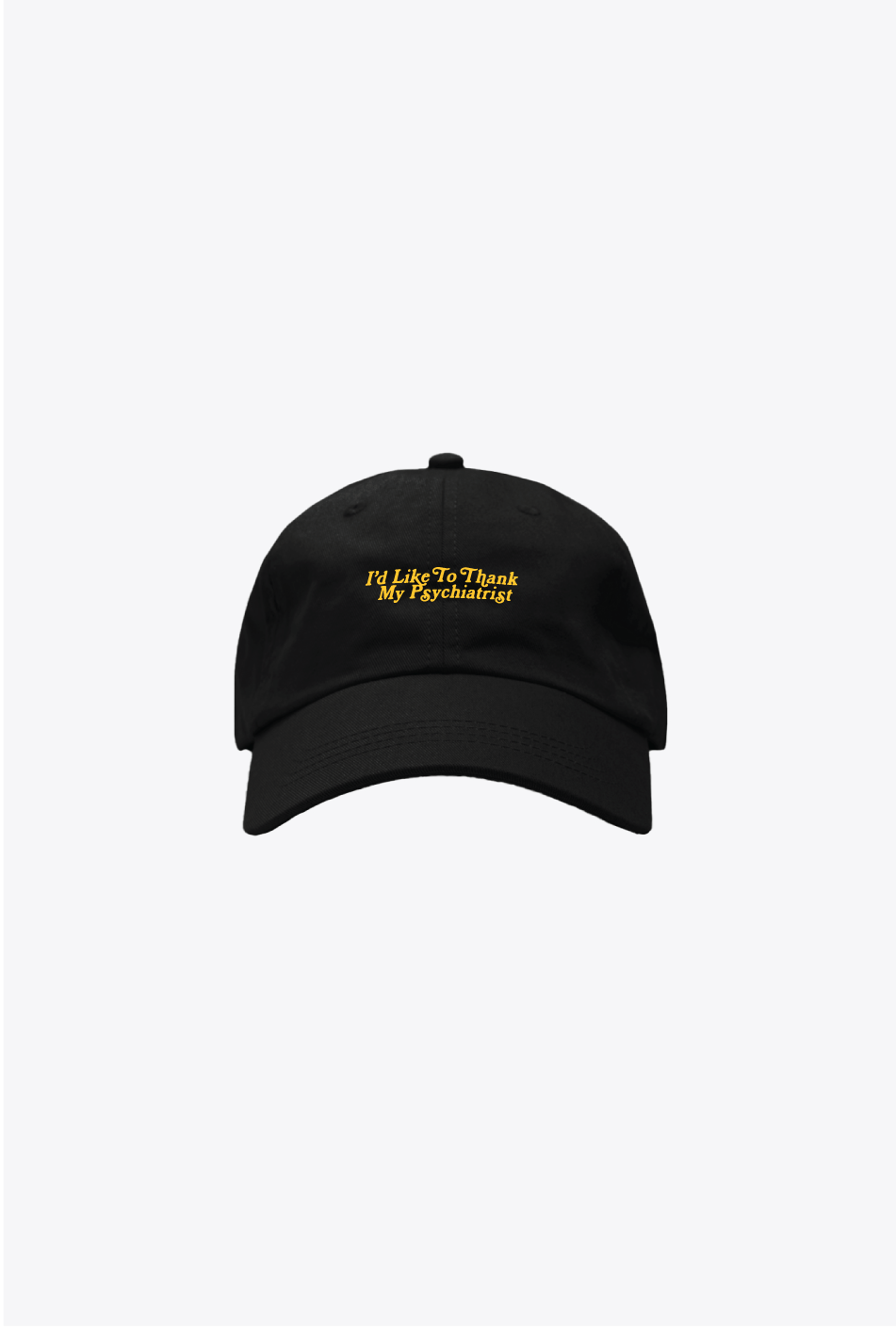 Casquette Dad Peace World de P/C x Metta - Noir