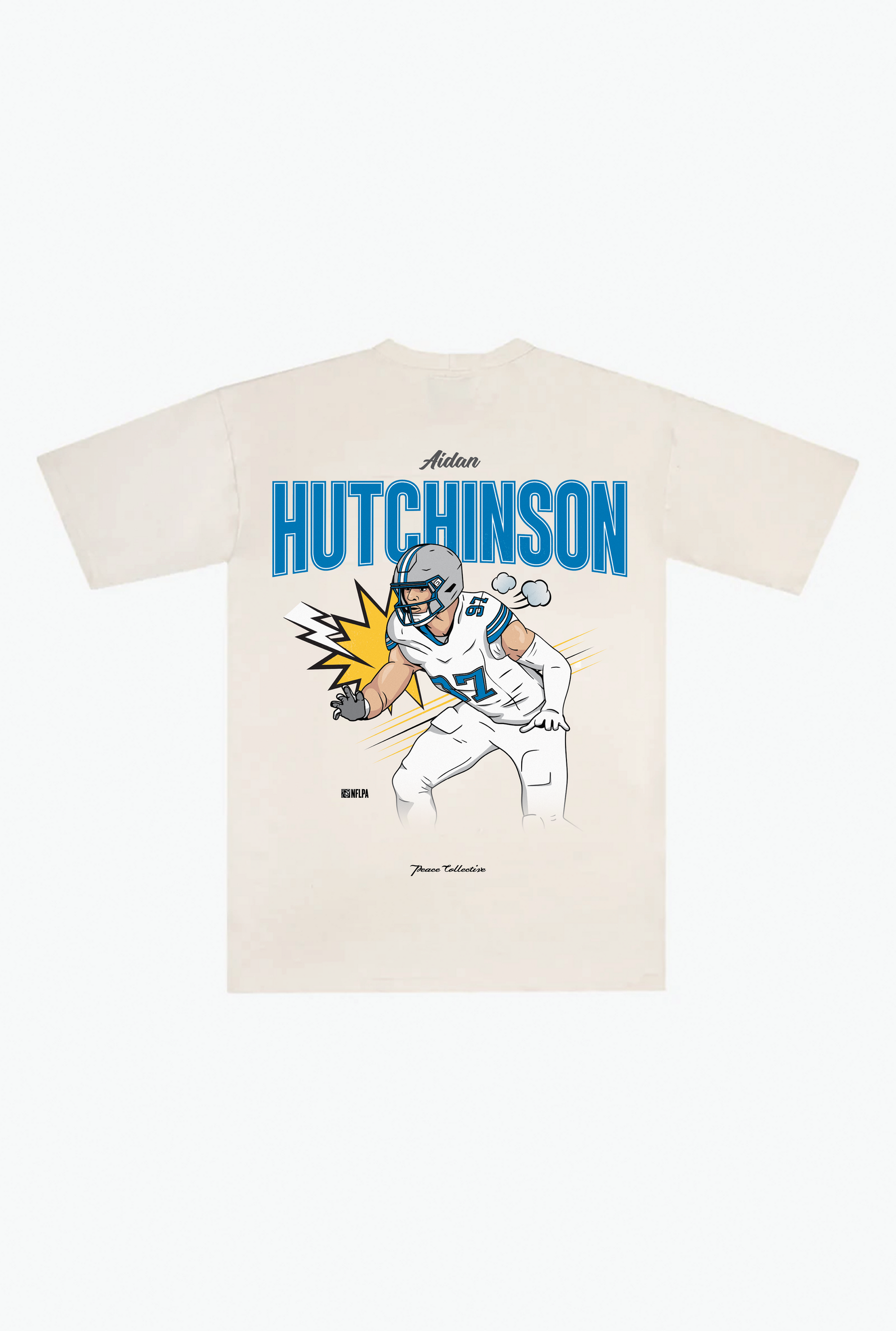 Aidan Hutchinson Heavyweight T-Shirt - Ivory