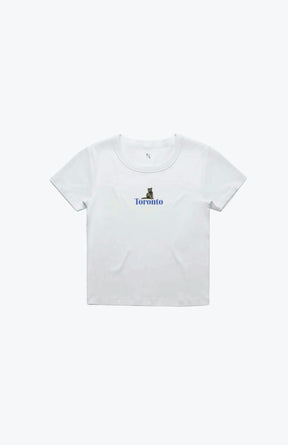 Toronto Icon Baby Tee - White