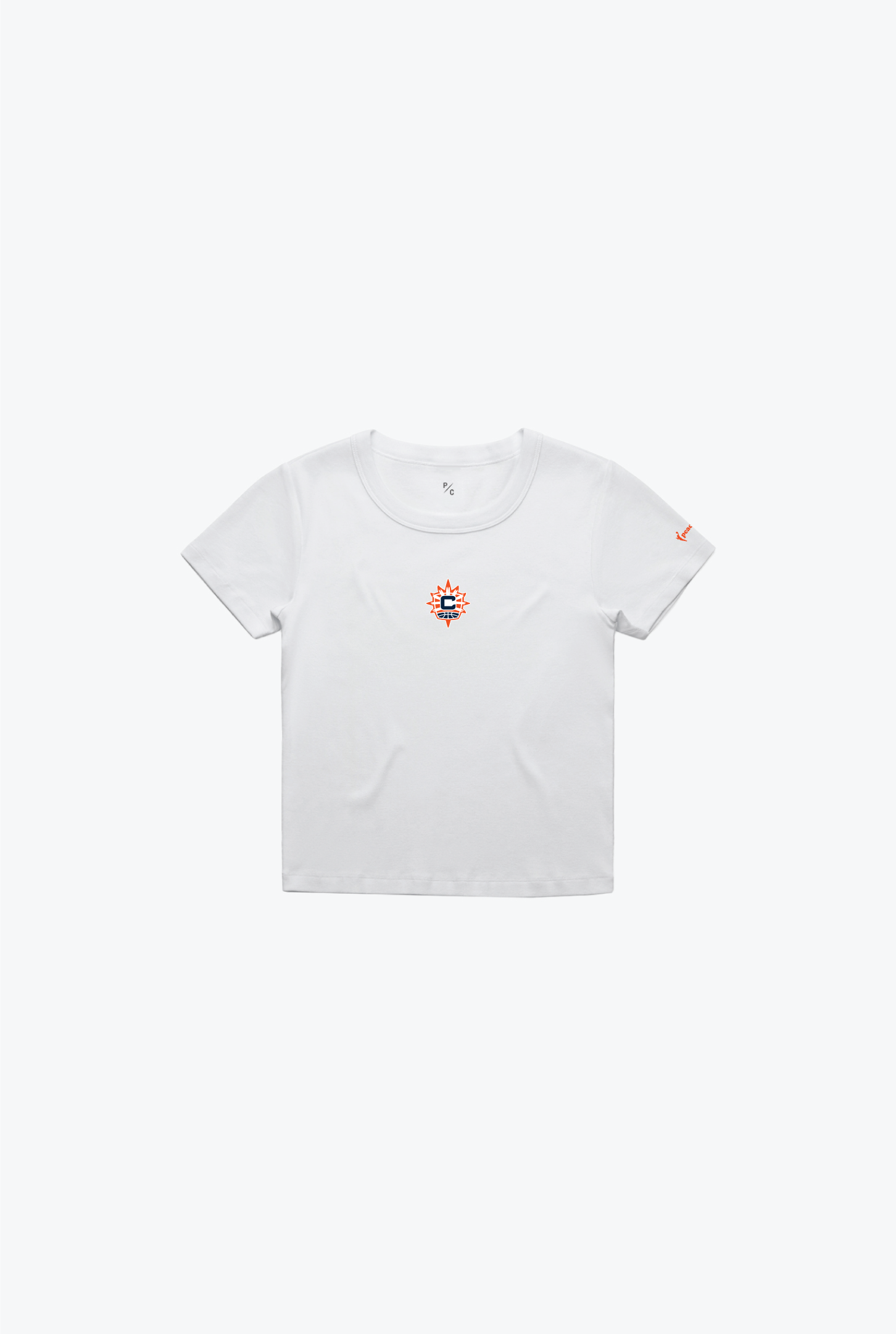 Connecticut Sun Baby Tee - White