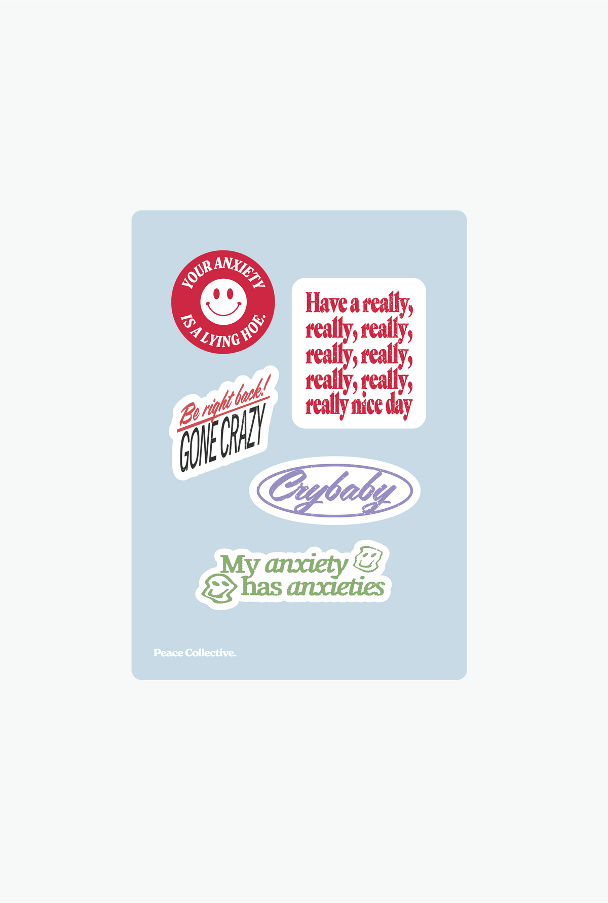 Mental Health Sticker Pack - Multicolour