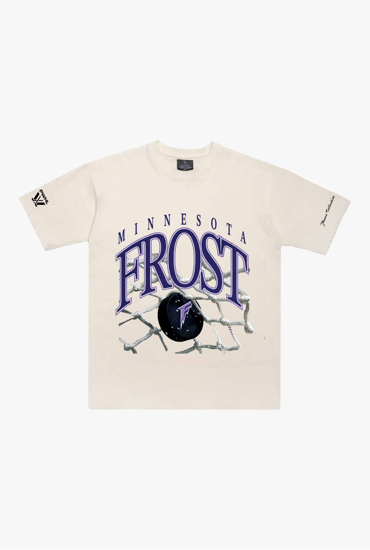 Minnesota Frost Schweres T-Shirt - Elfenbein