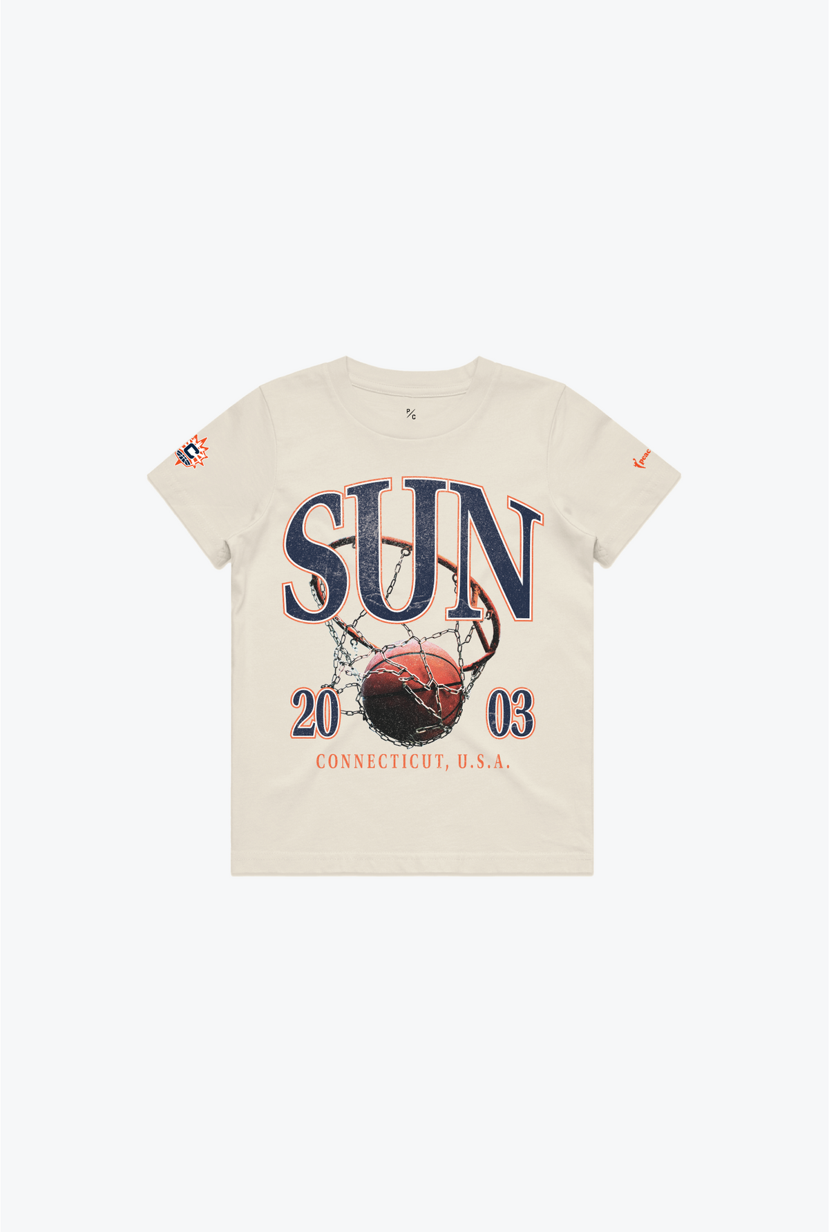 T-shirt Connecticut Sun pour enfant - Ivoire