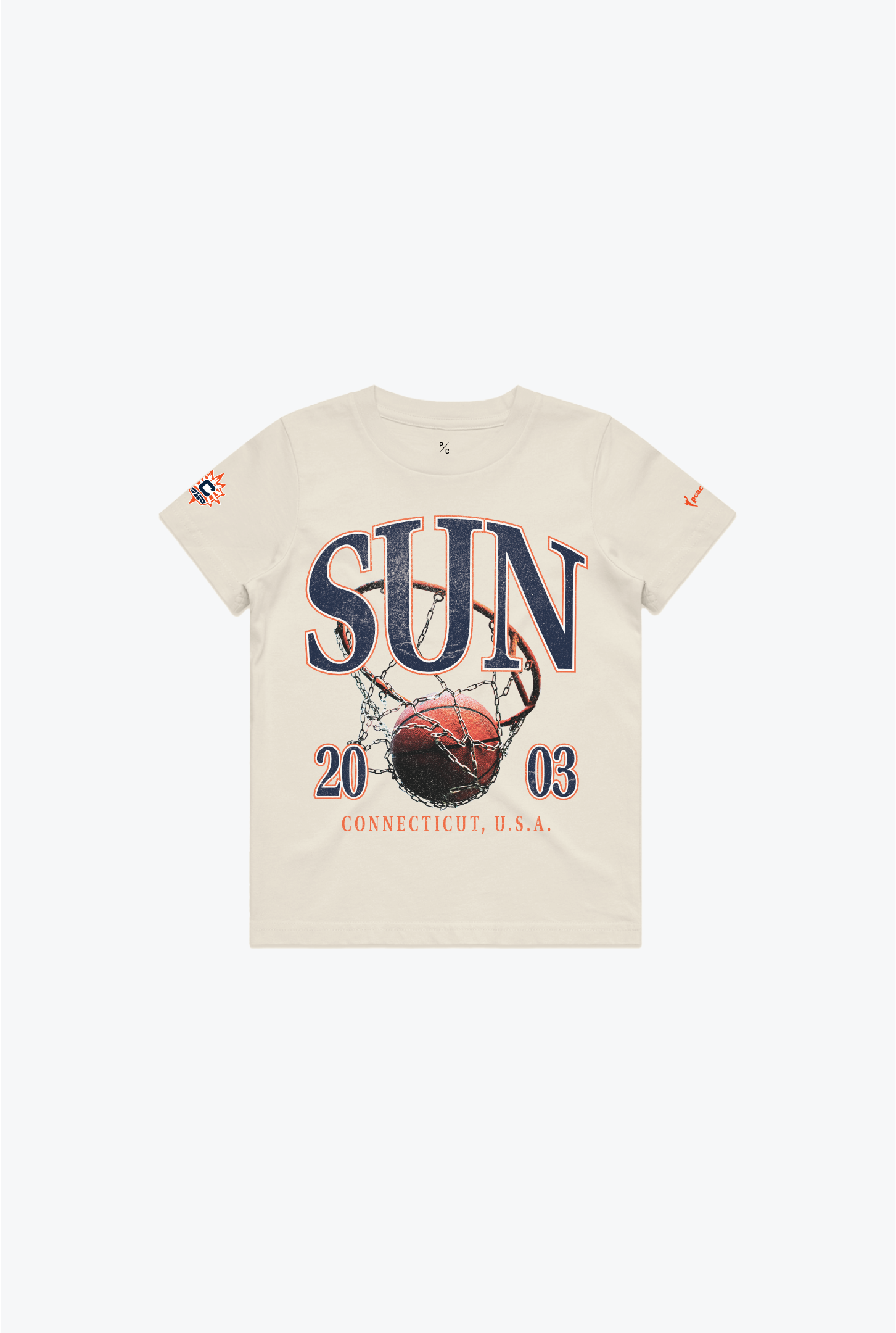 Connecticut Sun Kids T-Shirt - Ivory