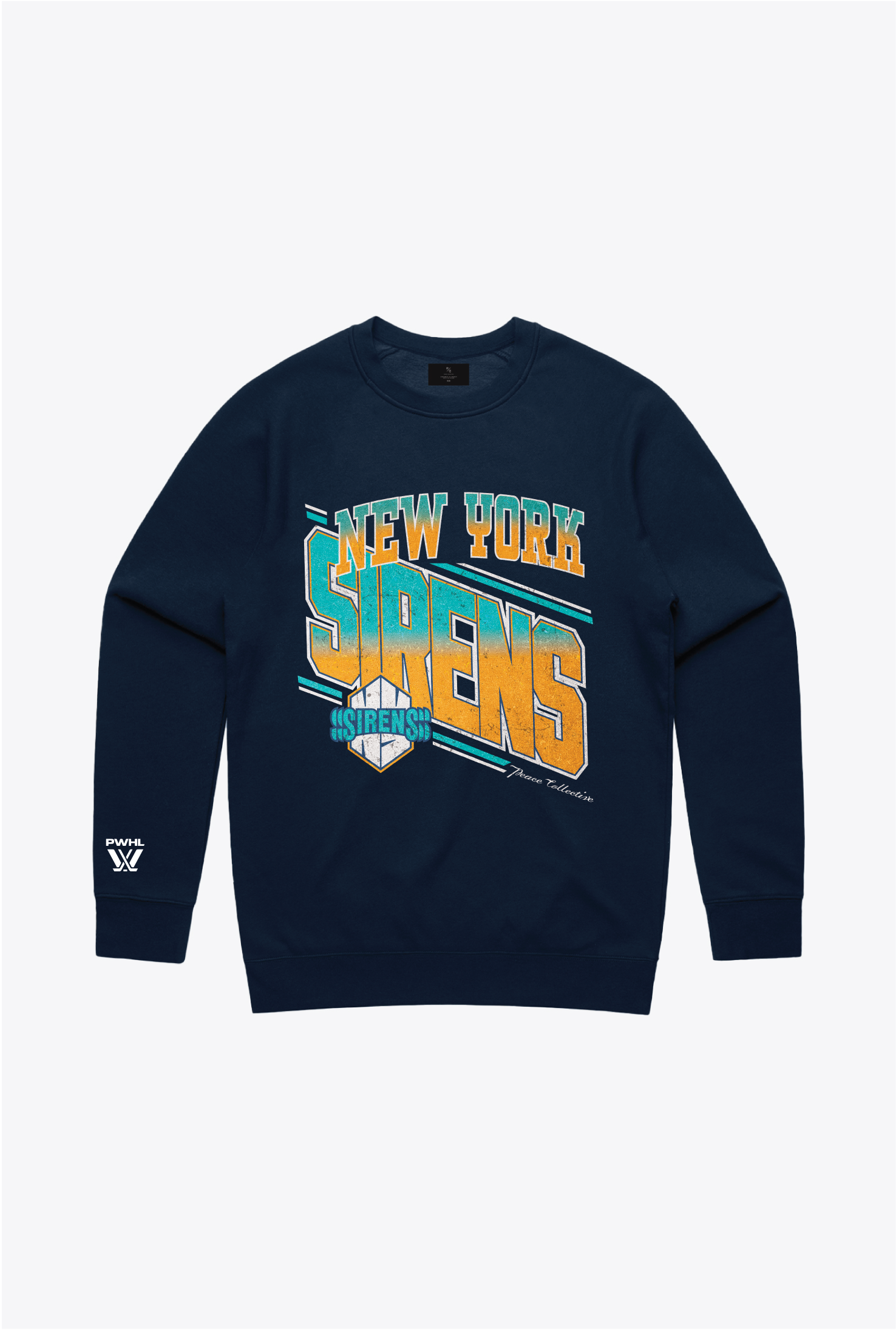 Pull ras du cou New York Sirens - Bleu marine