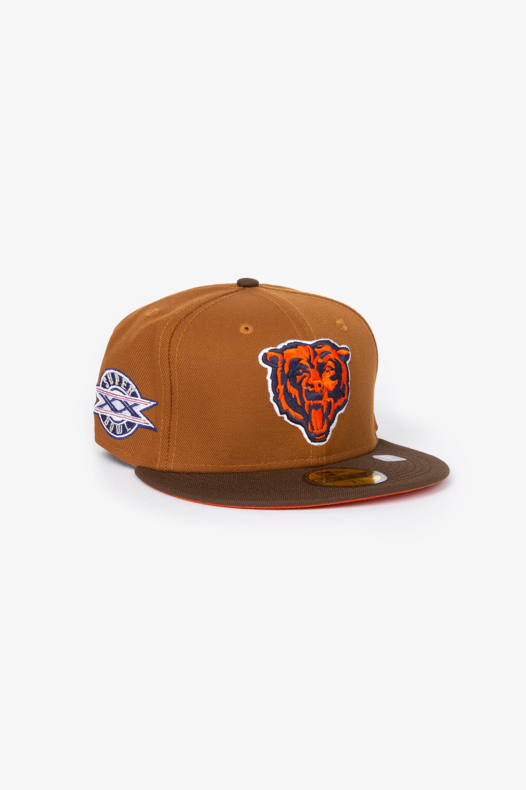 Chicago Bears Super Bowl XX 59FIFTY Fitted Cap - Toasted Peanut