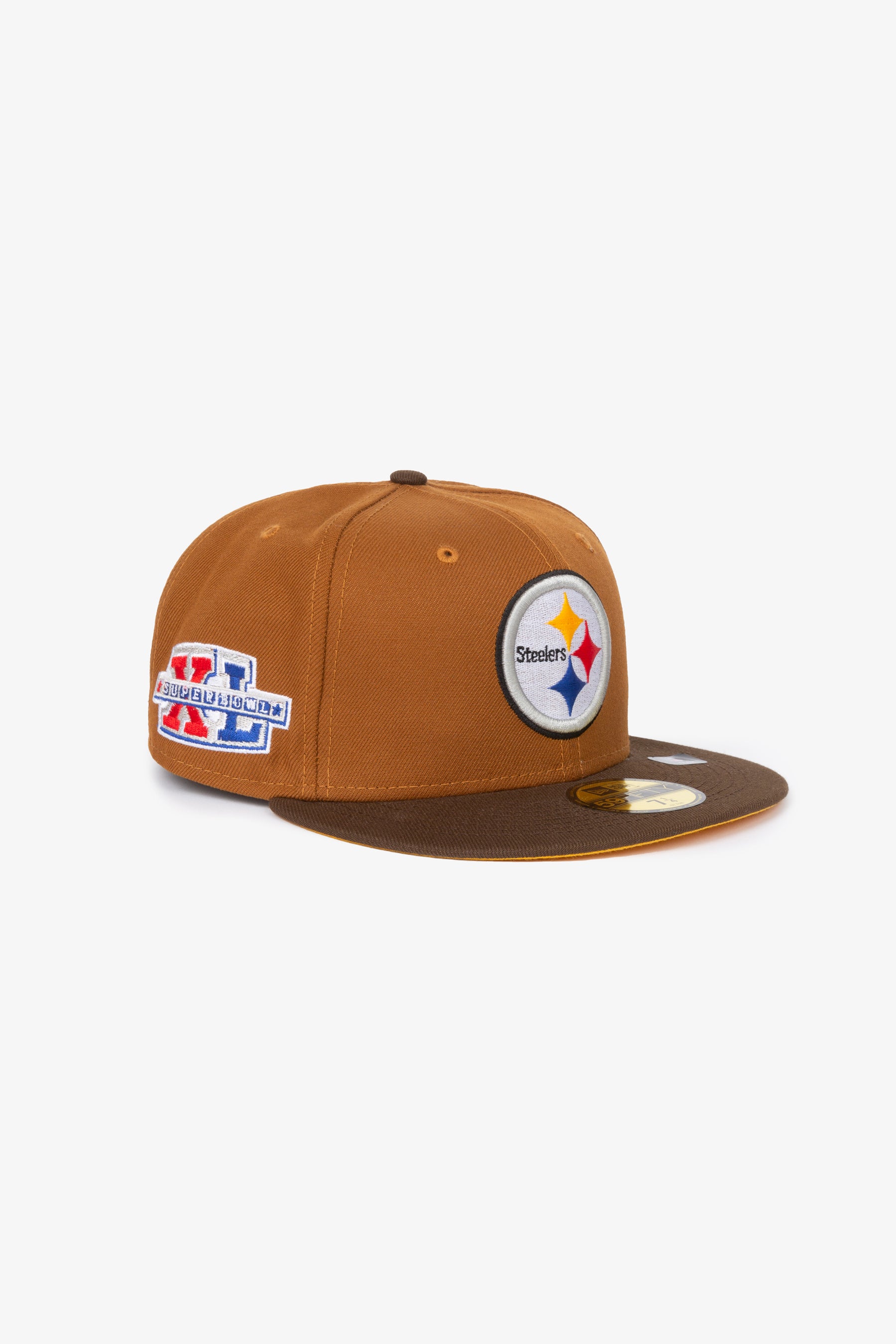 Pittsburgh Steelers Super Bowl XL 59FIFTY Fitted Cap - Toasted Peanut