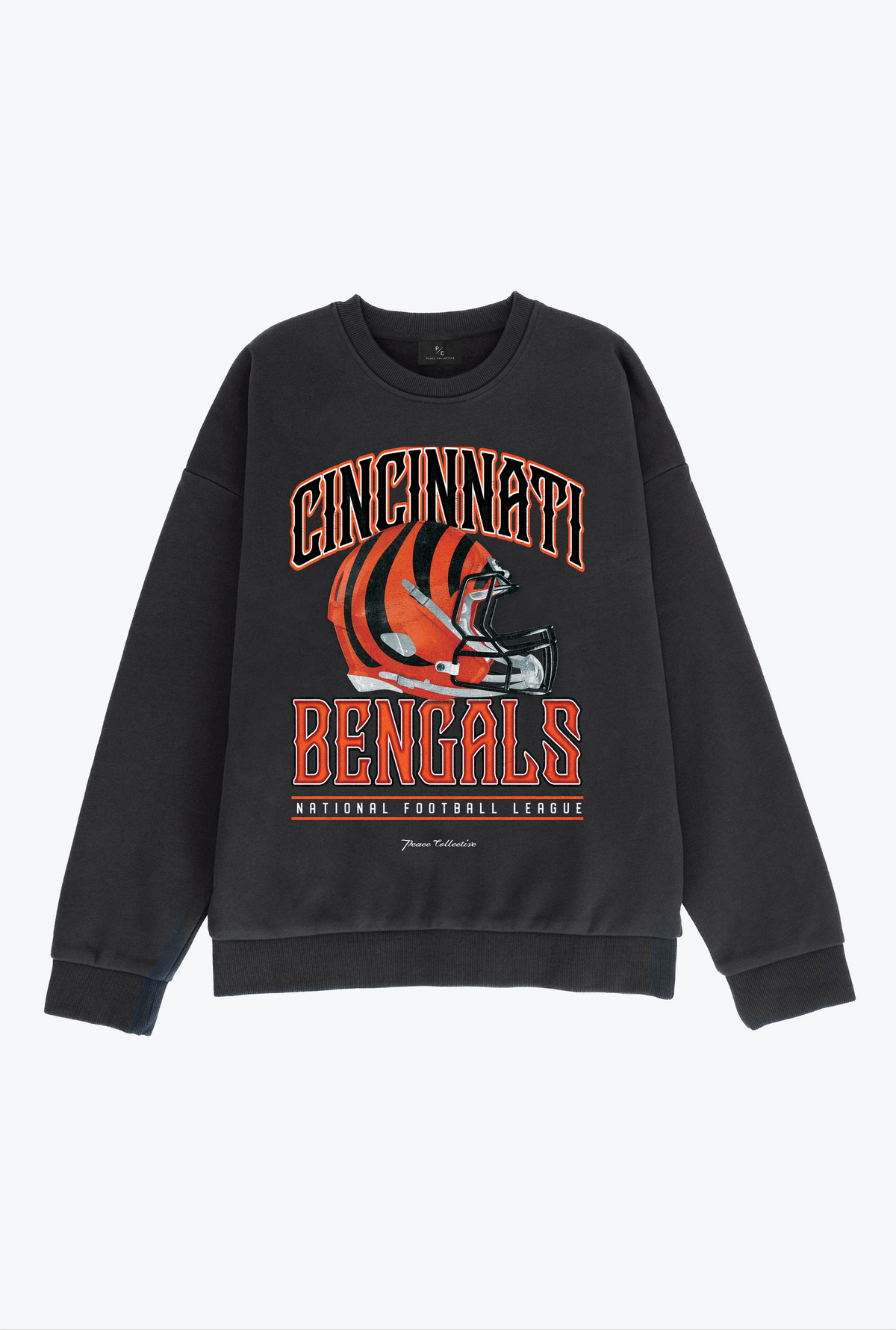 Cincinnati Bengals Helm SuperHeavy™️ Rundhalsausschnitt - Schwarz