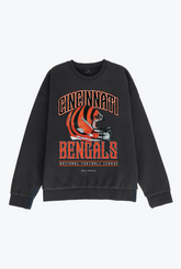 Cincinnati Bengals Helmet SuperHeavy™️ Crewneck - Black