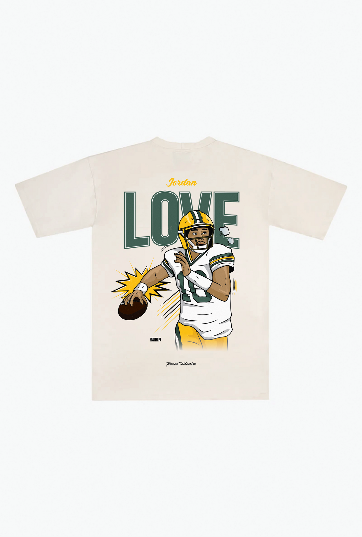 Jordan Love Heavyweight T-Shirt - Ivory