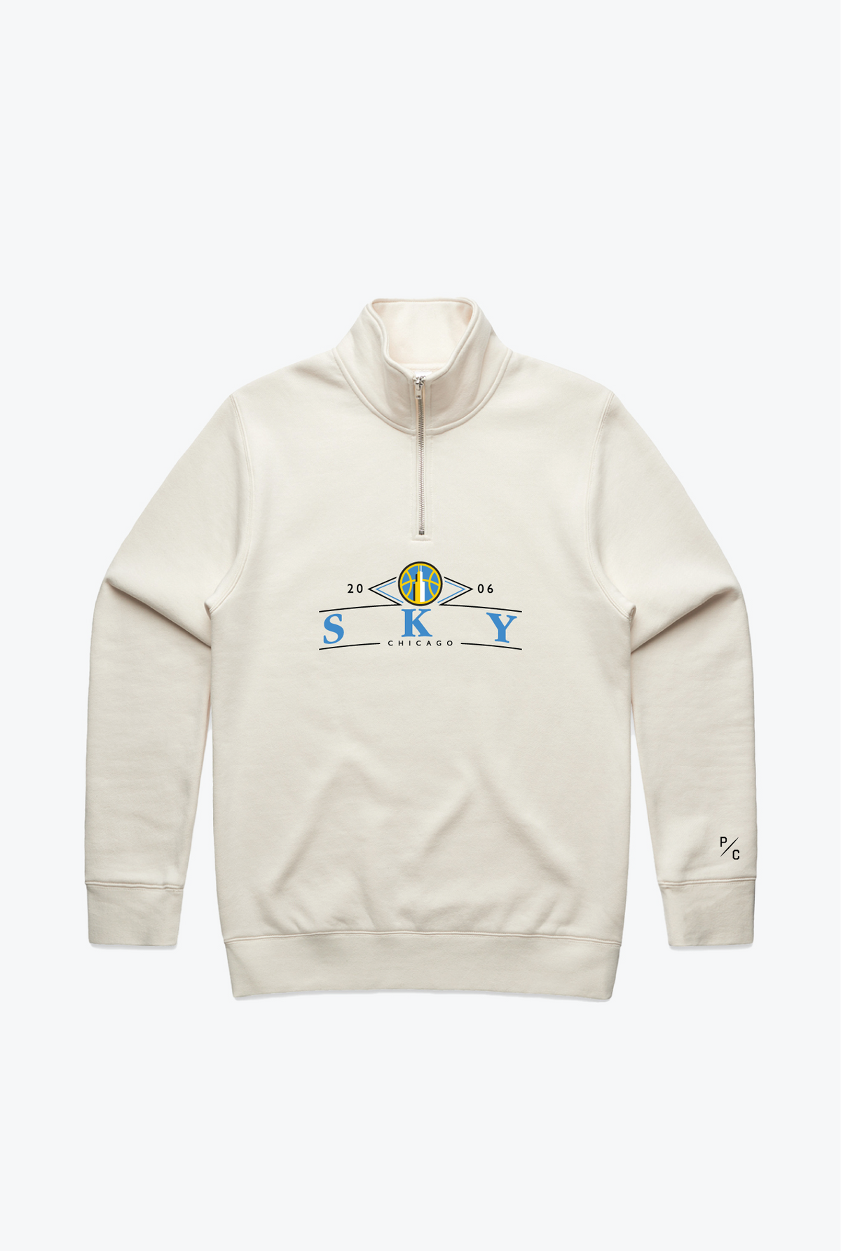 Chicago Sky Quarter Zip - Ivory