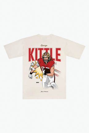 George Kittle Heavyweight T-Shirt - Ivory