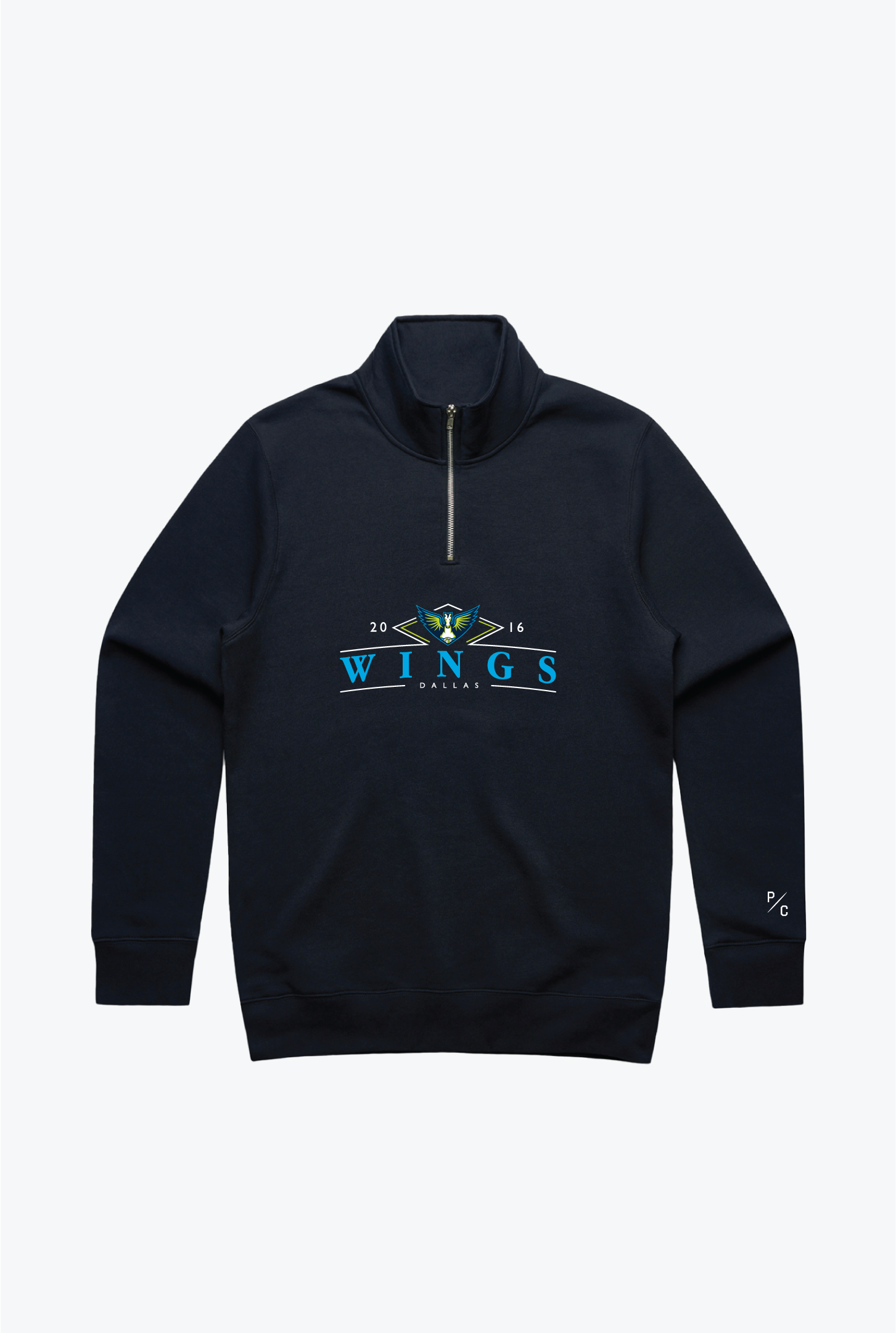 Dallas Wings Quarter Zip - Navy