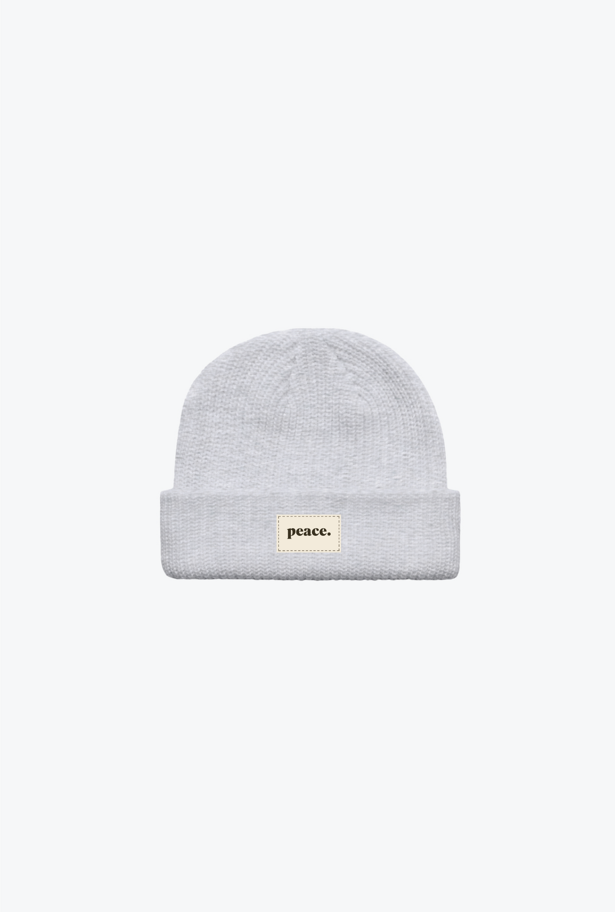 Peace Basics Fisherman Beanie - Asche