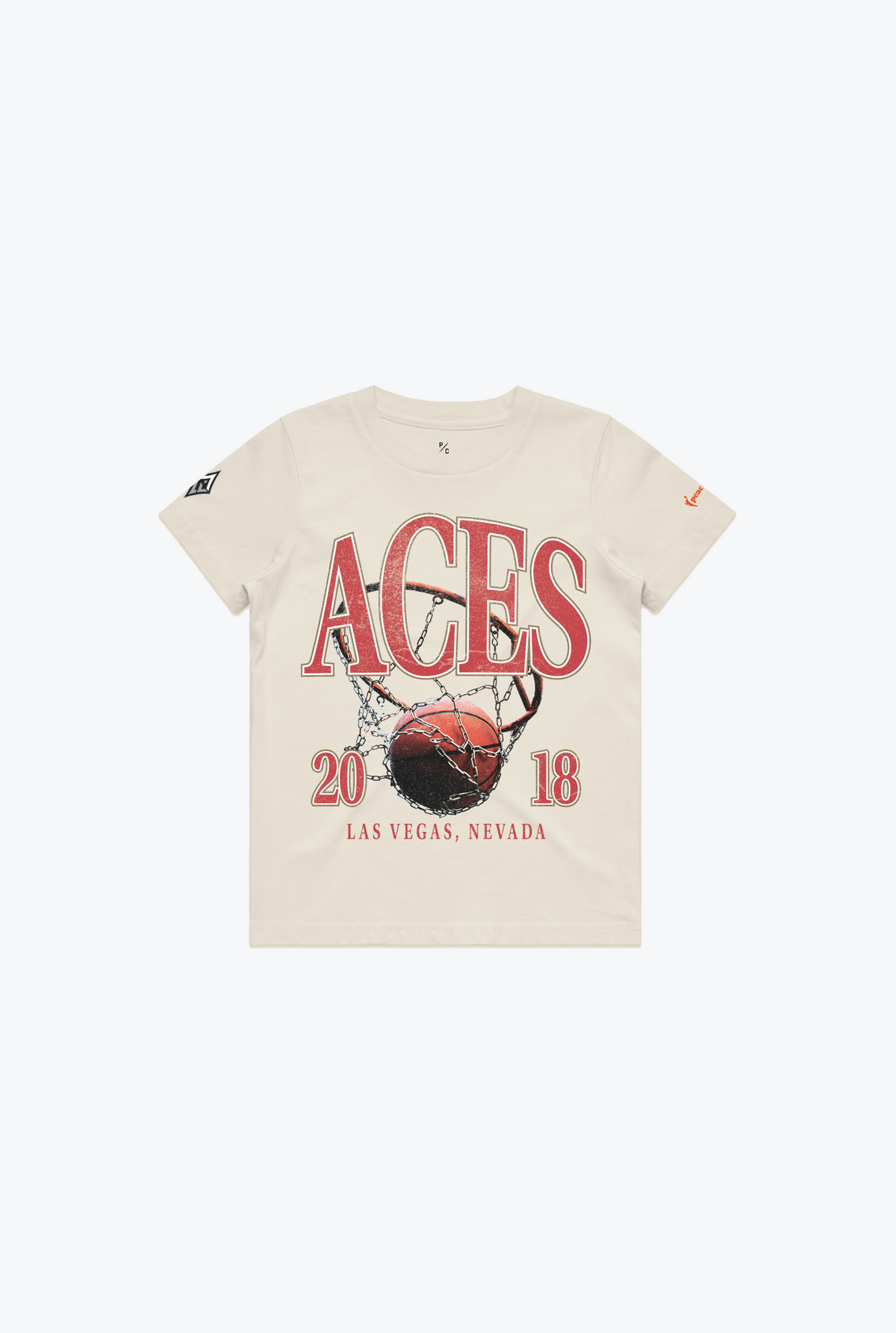 T-shirt enfant Las Vegas Aces - Ivoire