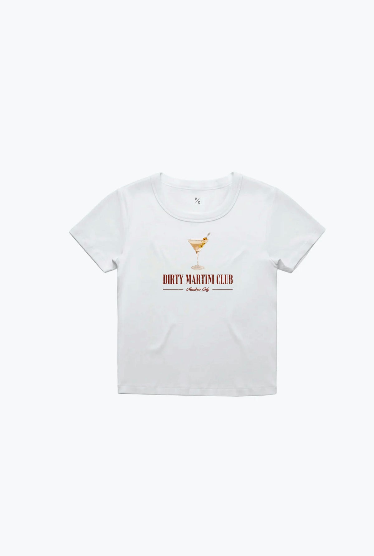 T-shirt pour bébé Dirty Martini Club - Blanc