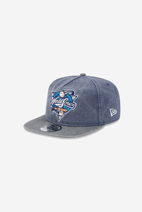 New York Yankees World Series '00 Golfer Snapback - Washed Navy/ Black