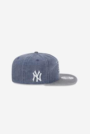 New York Yankees World Series '00 Golfer Snapback - Washed Navy/ Black