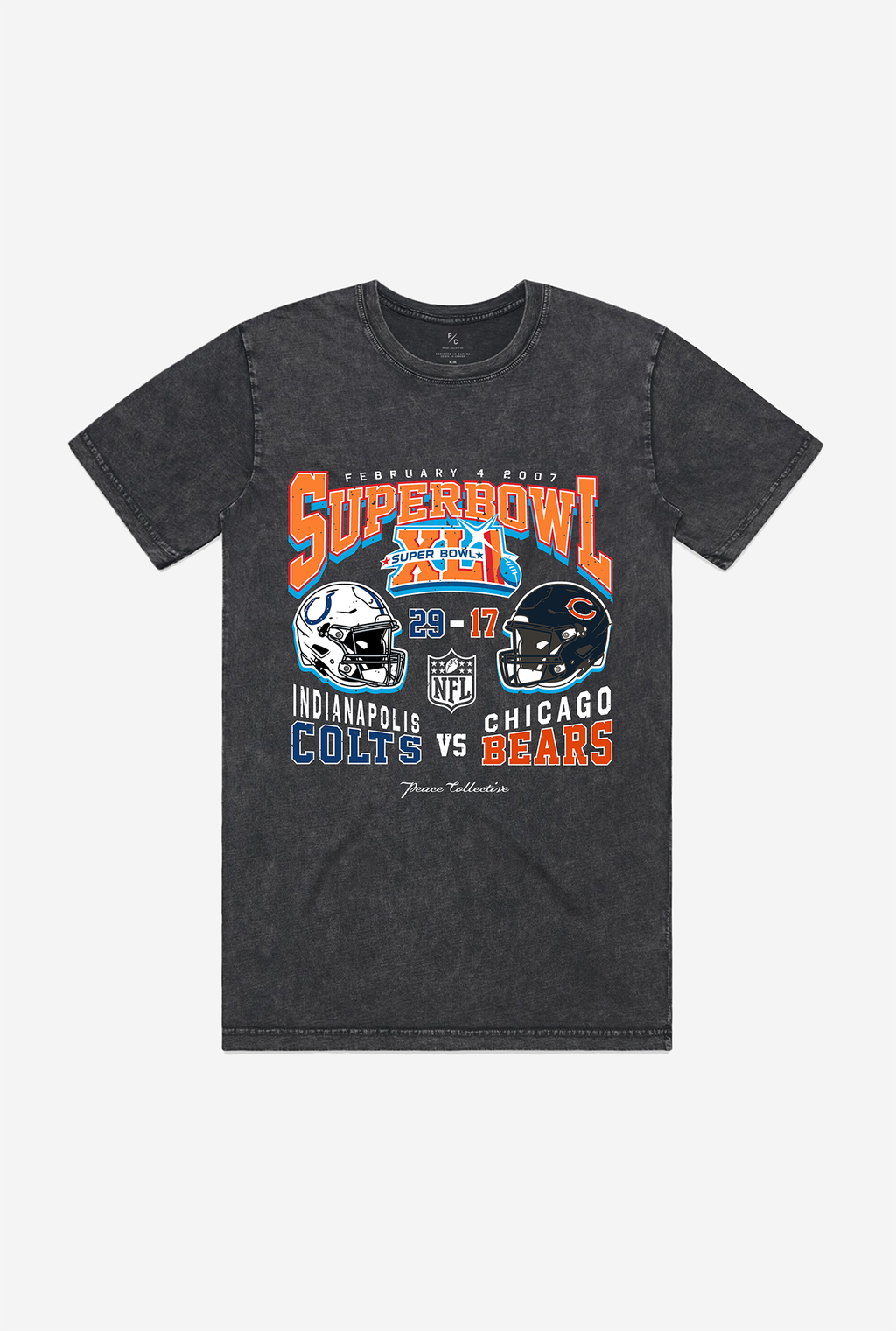 Indianapolis Colts Super Bowl XLI Champions Vintage T-Shirt - Kaiteez