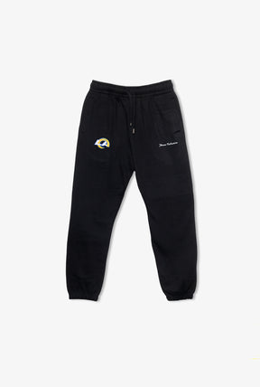 Los Angeles Rams Logo Heavyweight Jogger - Black