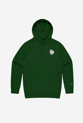 Sweat à capuche avec logo des Boston Celtics - Vert forêt