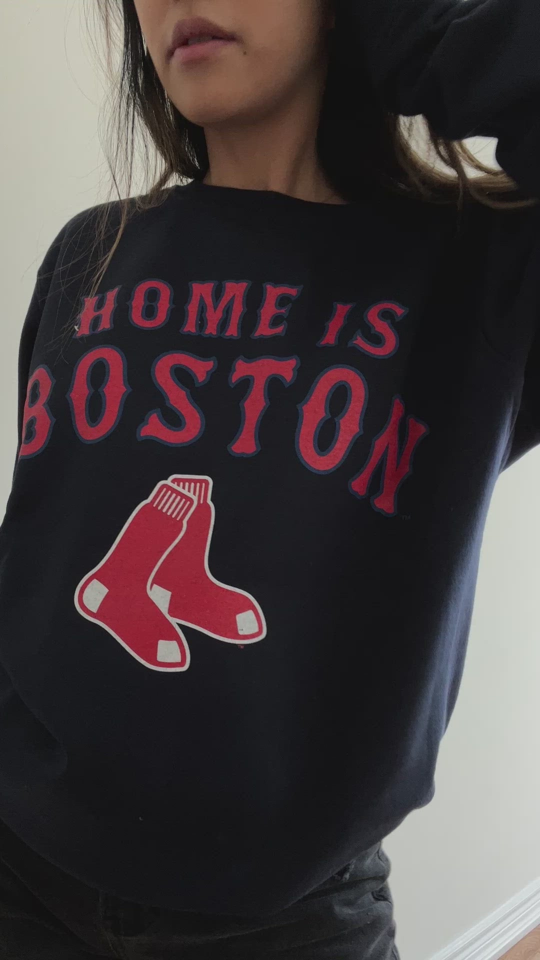 Home is Boston Red Sox Crewneck - Navy