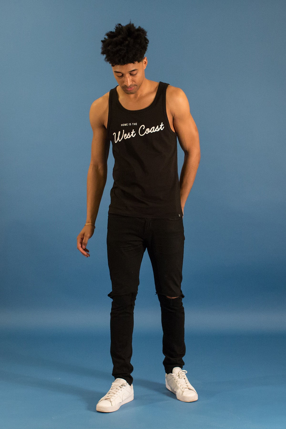 Home is the West Coast Tank - Black