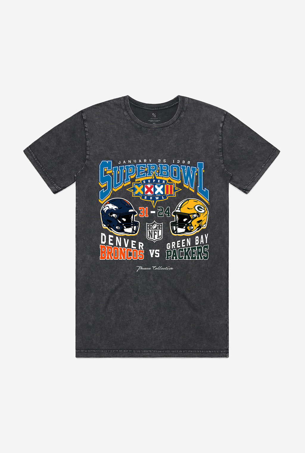 Super Bowl XXXII Packers VS Broncos White Shirt – Laundry