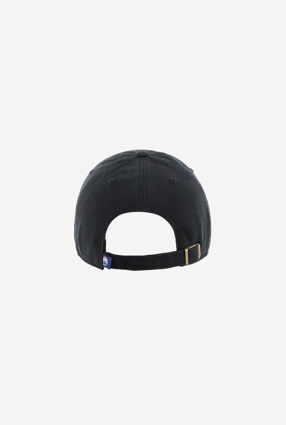 Edmonton Oilers Clean Up Cap - Black on Black