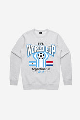 FIFA World Cup Argentina 1978 Final Crewneck - Ash