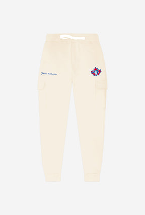 Toronto Blue Jays Oversized Cargo Joggers - Natural