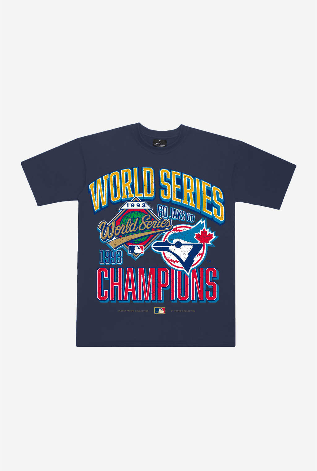 Vintage Toronto Blue Jays 1993 World Series Champions MLB Baseball Shirt  Mens L