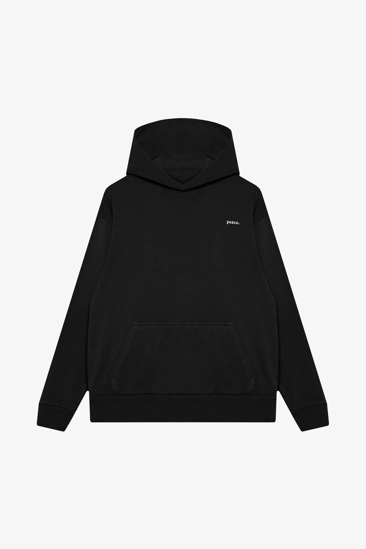 Peace Heavyweight Hoodie - Black