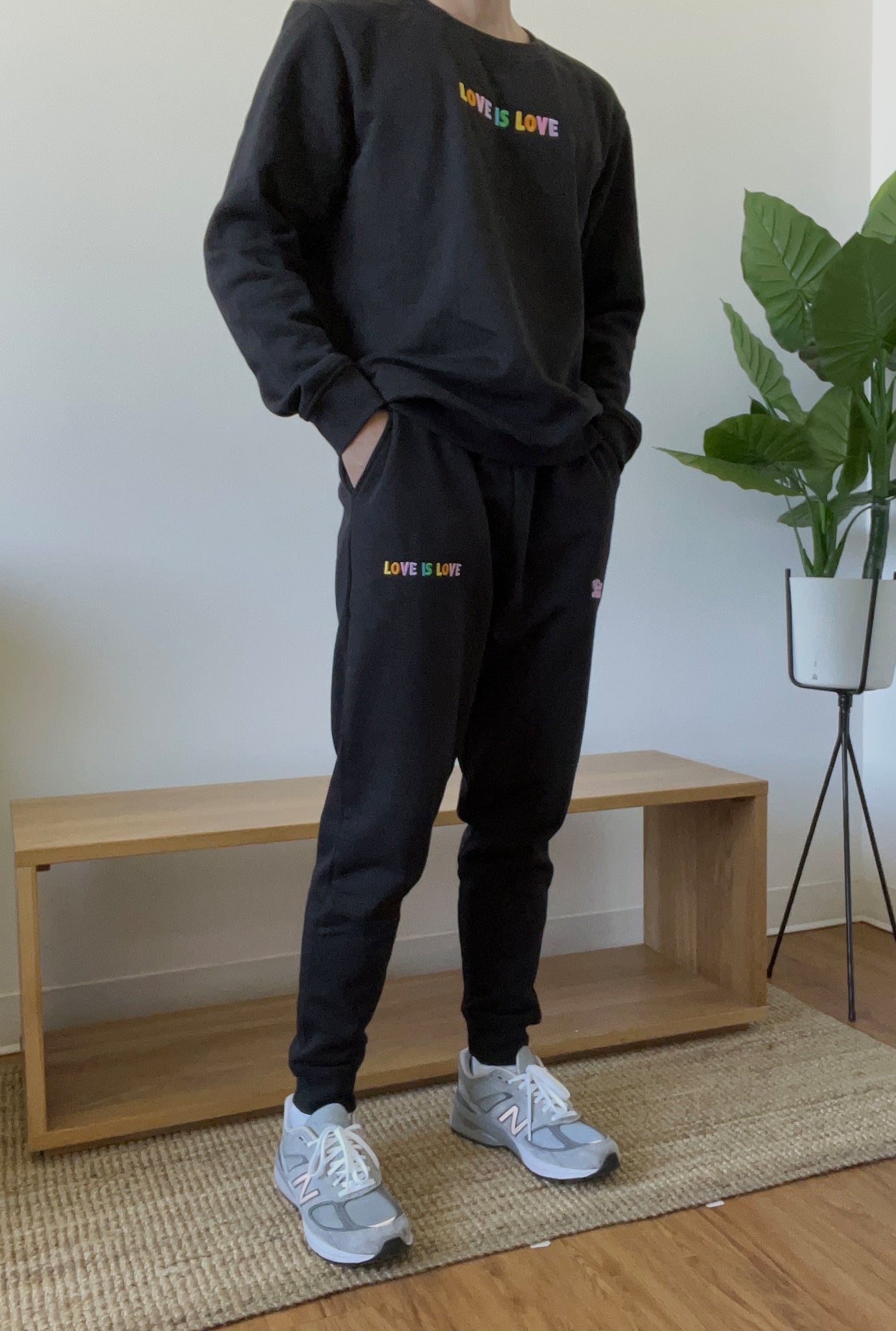 P/C x Care Bears Love is Love Jogger - Black