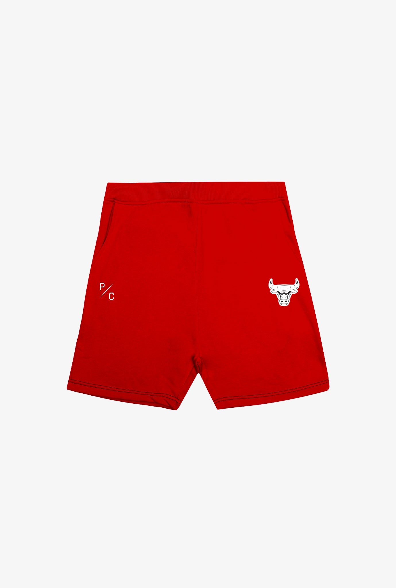 Chicago Bulls Logo Fleece Shorts - Red