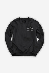 Canadian as Fuck Crewneck - Black