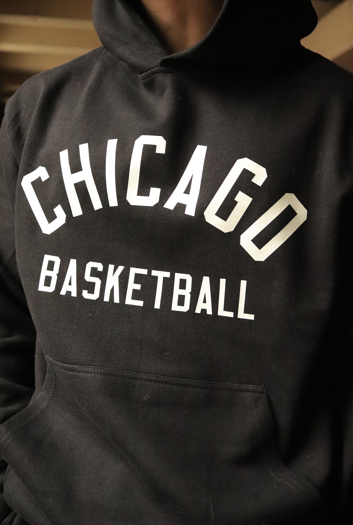 Chicago Bulls Heavyweight Hoodie - Black