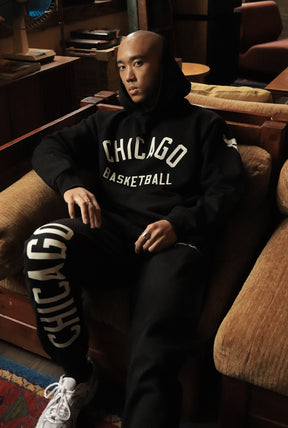 Chicago Bulls Heavyweight Hoodie - Black