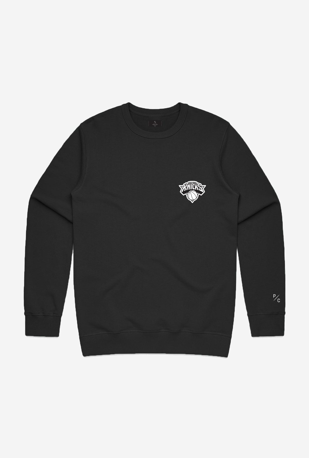 New York Knicks Logo Crewneck - Black