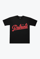 New England Patriots Heavyweight T-Shirt - Black