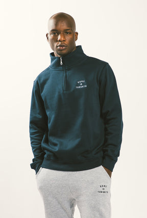 Home is Toronto Crescent Quarter Zip - Navy