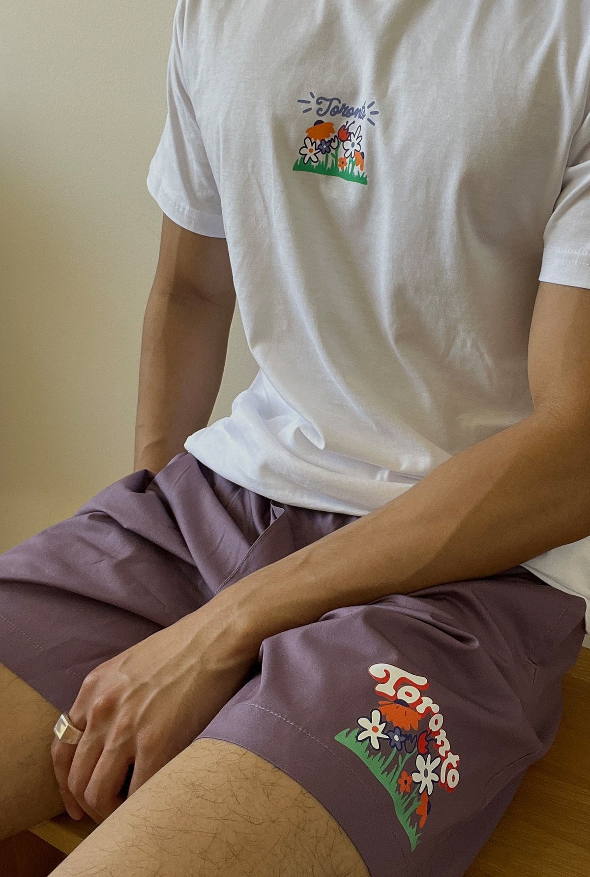 Toronto Garden Board Shorts - Mauve