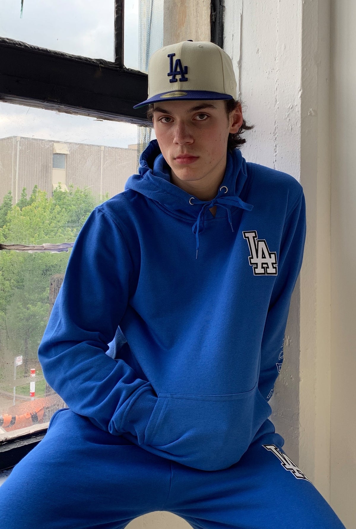 Los Angeles Dodgers Logo Hoodie - Royal